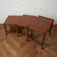 オールドメゾン 無垢材 TeakwoodNaturalSidetable_03_10 円卓 円型 花台 サイドテーブル ラウンド サイドテーブル・ナイトテーブル・ローテーブル