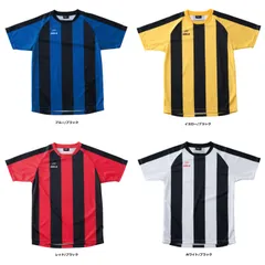 アグラ AGLA フットサル AGLA 昇華半袖シャツ  AG902 103 ホワイト×ブラックのサムネイル