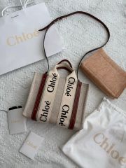 ほぼ未使用Chloe woodyショルダーバッグ ミニ トートバッグ 保証書あり 