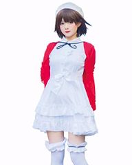 [milky time] 가발 첨부 그리워하지 않는 그녀의 기르는 방법 카토 메구미 코스프레 7점 세트 카토우메구미 (M)/ 6eef9957