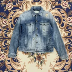 (S)Calvin Klein CK ウォッシュ デニム ジャケット