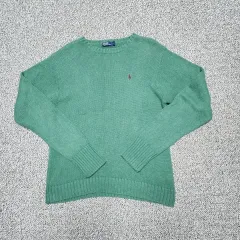 L ポロ レディース ラルフローレン グリーン ニット セーター (2890)