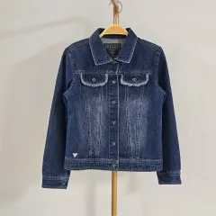 (75-155) GUESS キッズ アンドン インディゴデニム DARK デニム ジャケット K4W1986のサムネイル