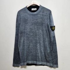 STONE ISLAND アルパカ混 ウール ニット セーター 羊毛 グレー L 