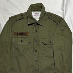 90s AVIREX USA VARSITYライン ラガーシャツ ポロシャツ M - メルカリ