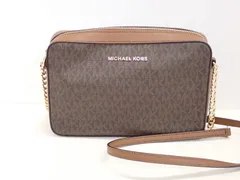 ★6831☆MICHAEL KORS  JET SET ITEM ジェット セット アイテム ラージ EW クロスボディー シグネチャー ショルダーバッグ 35F8GTTC3B