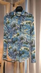 希少 サンローラン アロハシャツ シルク 木村拓哉 着用 39 Our
