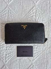 新品】PRADA 長財布 RFID ブラック 1ML506 - メルカリ