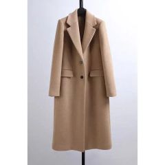 Stola. ストラ チェックチェスターコート ロングコート ウール混 36