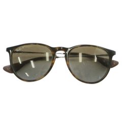 Ray-Ban ブラウンオーバル型サングラス ケース付き - メルカリ