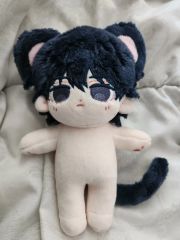 黒髪金メッシュ茶目》大人気な激レア可愛い着せ替えぬいぐるみ《20cm