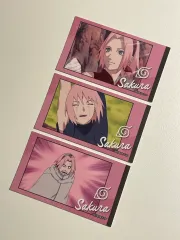 BANDAI バンダイ ナムコ NARUTO -ナルト- 疾風伝 メモリー CUT ステッカー - 春野 さくら