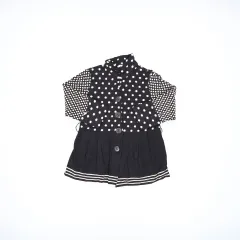 M KENZO ケンゾー レディース ドット バイカラー ニットカーディガン 0310H1のサムネイル