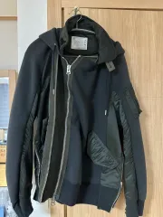 SACAI ma-1 ミックス スポンジ WHO ジップアップのサムネイル