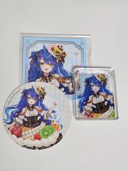 にじさんじ 天宮こころ 誕生日 箔押し 缶バッジ - メルカリ