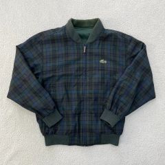 LACOSTE メタルロゴ リバーシブル ボンバージャケット スウィング 