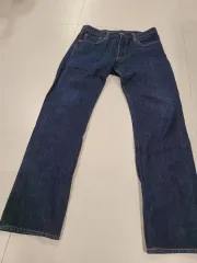 W32 L32 デニムのオリジナルリーバイス 501 オリジナル フィット (インディゴ)