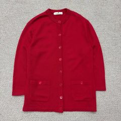 バルマン ロングカーディガン 長袖 レーヨン 黒 ブラック 40 B4160 バルマン ロングカーディガン 長袖 レーヨン 黒 ブラック 40 B4160