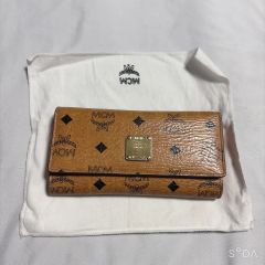 MCM 長財布 ラウンドファスナー コニャック - メルカリ