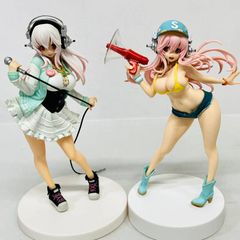 슈퍼 소니코 SQ 프라이즈 피규어 2장 정리 세트 / 짱파스 라이후 SUPER SONICO