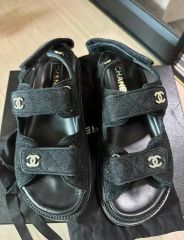 ⭐️定価以下⭐️CHANEL サンダル ボア 靴下付きココマーク ライン 