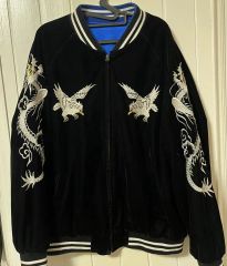 正規品 限定品 遊戯王 XRAGEコラボ 青眼の白龍 刺繍スカジャン 3XL