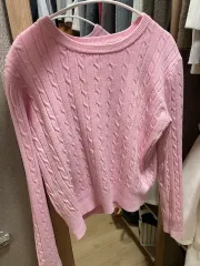 アトリエナイン ピンク 基本ニット