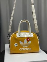 激レア 希少 80s adidas ミニボストン エナメル ビンテージ イエロー 