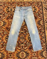 Levis 501 66前期 W35 L31 表記 ペンキ飛び - メルカリ