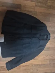 DKNY ダークグレー ウールジャケット XL