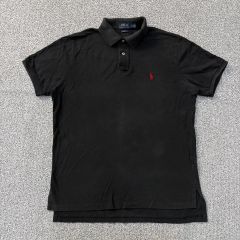 Polo Ralph Lauren 黒 ポロシャツ カスタムスリムフィット - メルカリ