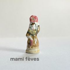 フェーヴ ネイティブアメリカン フランス フェーブ ミニチュア陶器 m