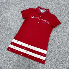 M マンシングウェア レディース ゴルフ 半袖 カラーTシャツ 0320Mのサムネイル