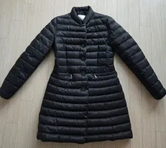 MONCLER モンクレール レディース ブラック 軽量 ダウンジャケット ロング丈