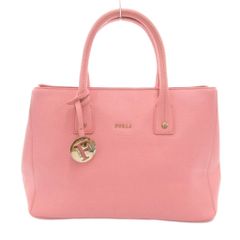 FURLA フルラ 2way ハンドバッグ ショルダーバッグ ピンク - メルカリ