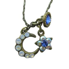 ミハエルネグリン Michal Negrin ネックレス アクセサリー ペンダント ラインストーン ビジュー ムーントップ スタートップ ■GY18 /MQ