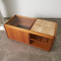 フランスベッド TICA カップボード カントリー 食器棚 ビンテージ