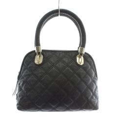 お*K様 CHANEL ブラック キルティングハンドバッグ　ノベルティ 未使用 CHANEL ノベルティ キルティングバッグ BOX型 持ち手付き