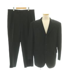 メイルアンドコー MALE&CO シングルスーツ テーラードジャケット パンツ スラックス ウール ブラック /CX ■GY40