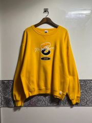 90s USA製古着 ラッセルアスレチック スウェット 一輪の薔薇 ホワイト