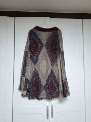 ベネトン ベイズリー シフォン ロング丈スカートのサムネイル