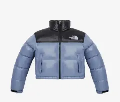 THE NORTH FACE ザノースフェイス ヌプシ ショート ジャケット パステル ブルー
