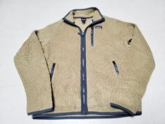 新品同様 パタゴニア フリースジャケット XXLピンクネイビーベージュ 