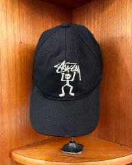 old stussy 90's Jazz man capジャズマン 紺タグ - メルカリ
