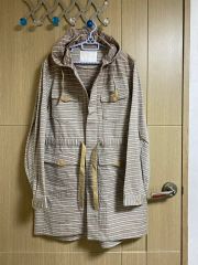 23SS OUTILヴィンテージベッドリネン モッズコートsize2 - メルカリ