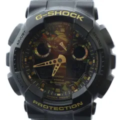 カシオジーショック CASIO G-SHOCK GA-100CF 腕時計 ウォッチ クォーツ アナデジ ロゴ カレンダー付き 黒 ブラック ■GY11 /MQ