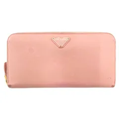 プラダ PRADA サフィアーノ 長財布 ウォレット 小銭入れ レザー ピンク /JS ■GY17