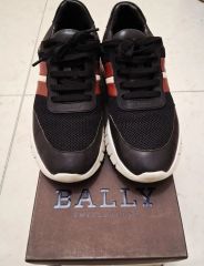 未使用 イタリア製 BALLY バリー メンズ レザー スニーカー ハイカット 