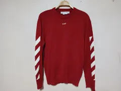 OFF-WHITE オフホワイト レッド セーター(S)のサムネイル