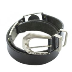 激レア ヴェルサーチ サスペンダー メデューサ グレカ柄 VERSACE 黒